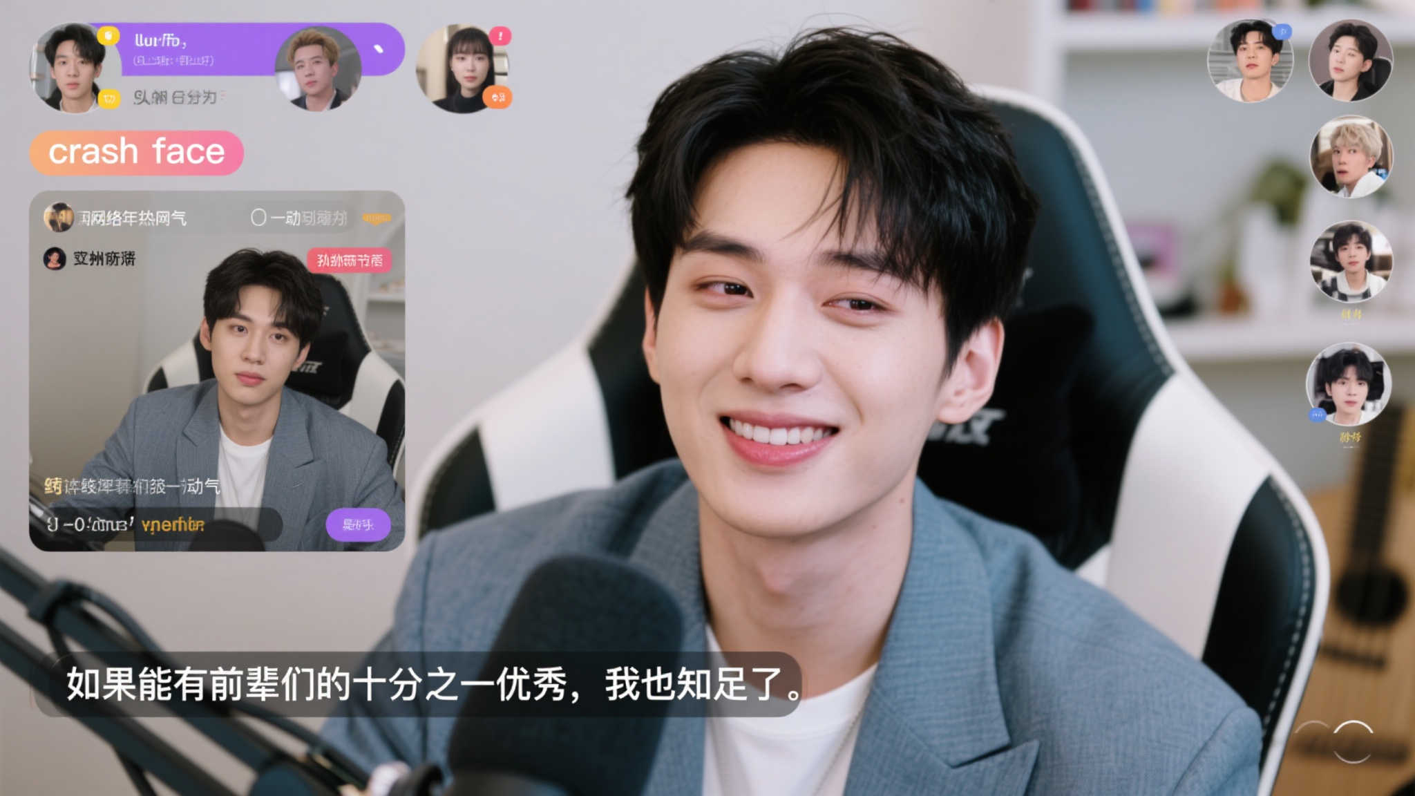 苏袀禾谈撞脸肖战霍建华：视二人为学习楷模